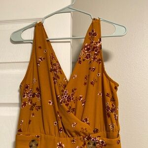 Target orange romper